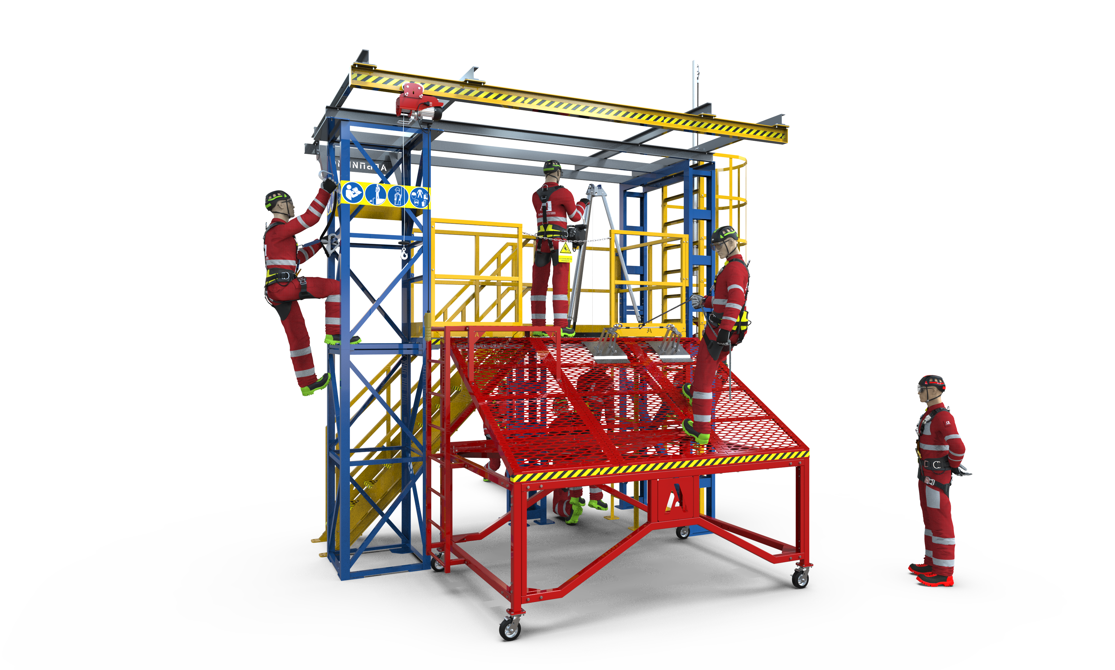 Учебно-тренировочный полигон (комплекс)  Альпинист-01-03-4. Учебно-тренировочный полигон (комплекс)  Альпинист-01-03-4.