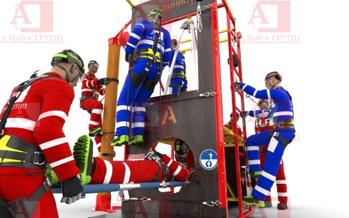 Учебно-тренировочный полигон Альпинист-2-0 (2,9м + бревно) Учебно-тренировочный полигон Альпинист-2-0 (2,9м + бревно)