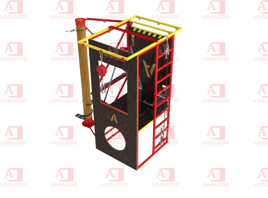 Учебно-тренировочный полигон Альпинист-2-0 (2,9м + бревно) Учебно-тренировочный полигон Альпинист-2-0 (2,9м + бревно)